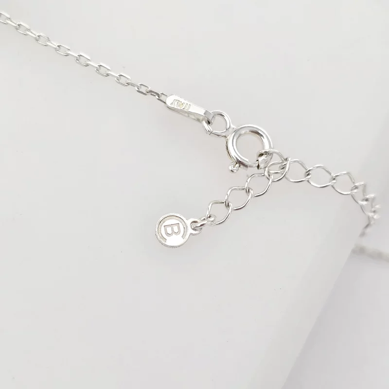 Lantisor personalizat - Pandnativ banut 15 mm - Educatoare/Invatatoare - Argint 925 picture - 5