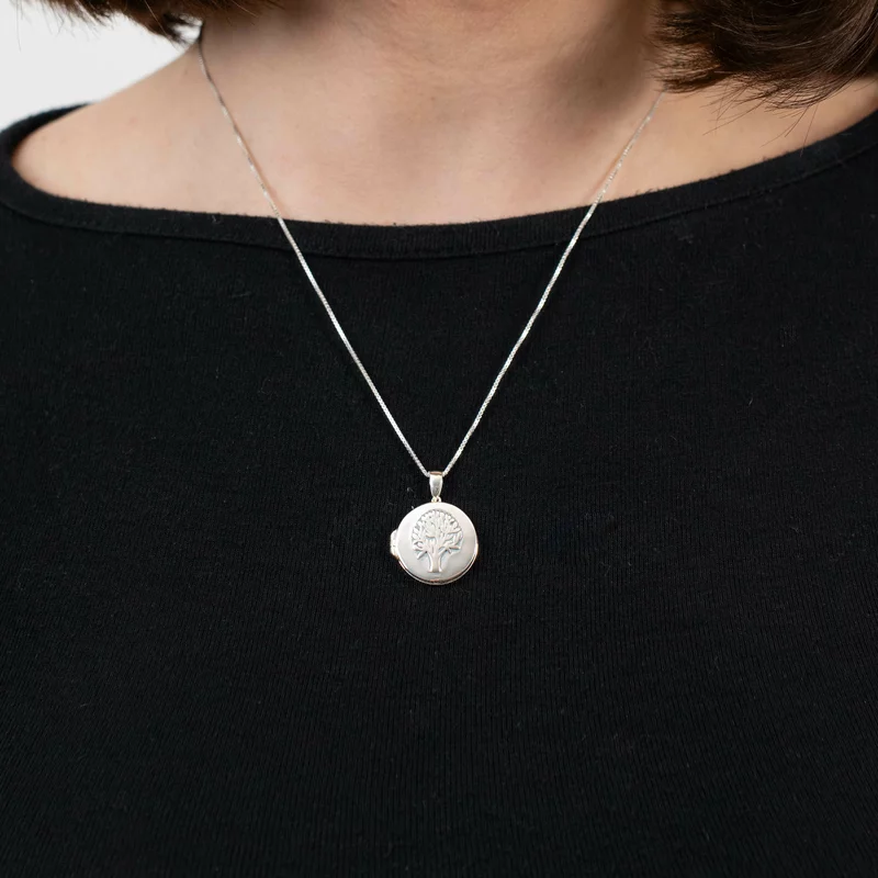 Medalion Copacul Vietii - Locket cu poze in interior - Argint 925 picture - 6