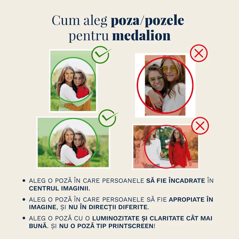 Medalion rotund cu poze in interior - Frame Star Diamond - Argint 925 placat cu Aur Galben 18K picture - 8