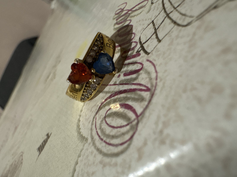 Recenzie Inel Destine Unite - 2 nume si Cristale Zirconia - Argint 925 placat cu Aur 18K - Elena Ilie