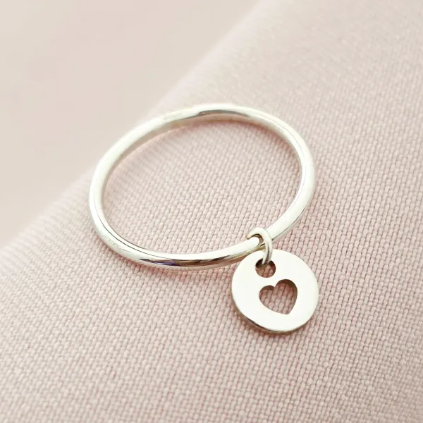 Inel Midi cu Charm - Love yourself  - Argint 925