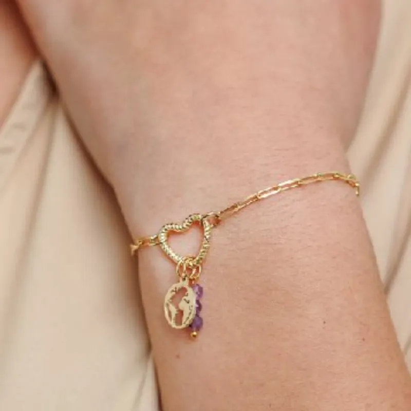 ELM-Origin – Brățară bază MINI PAPERCLIP – Argint placat cu Aur Galben 18K picture - 3