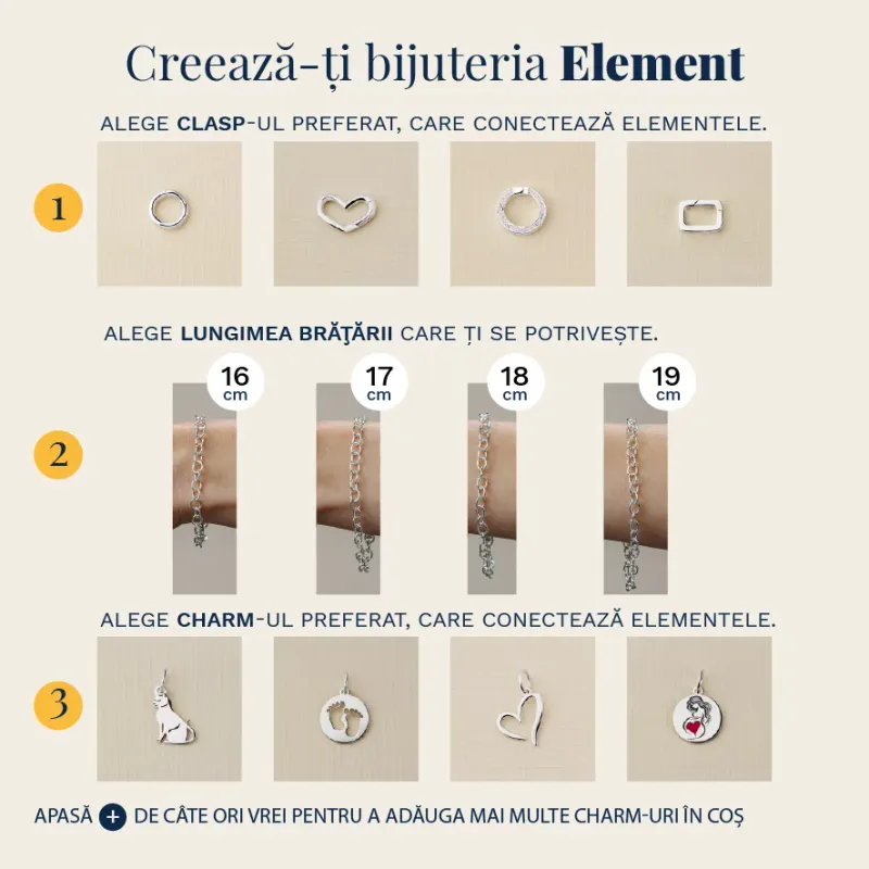ELM-Round – Brățară bază ROLO – Argint 925 picture - 4