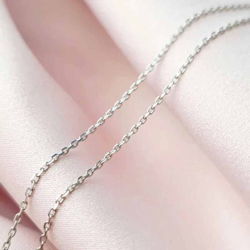 Lantisor personalizat cu Nume, simbol fluture si Diamant natural - Argint 925 Rodiat picture - 3