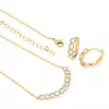Set colier si cercei - Pure Brightness - placat cu aur 18K