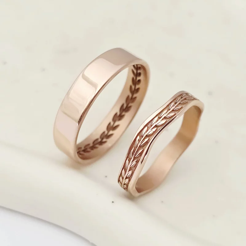 Verigheta Armonia dragostei - Argint placat cu Aur Roz 18K picture - 4