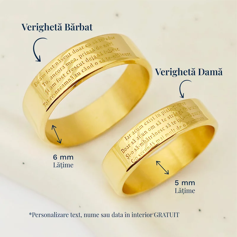 Verigheta Cantecul inimii - Argint placat cu Aur Galben 18K picture - 3