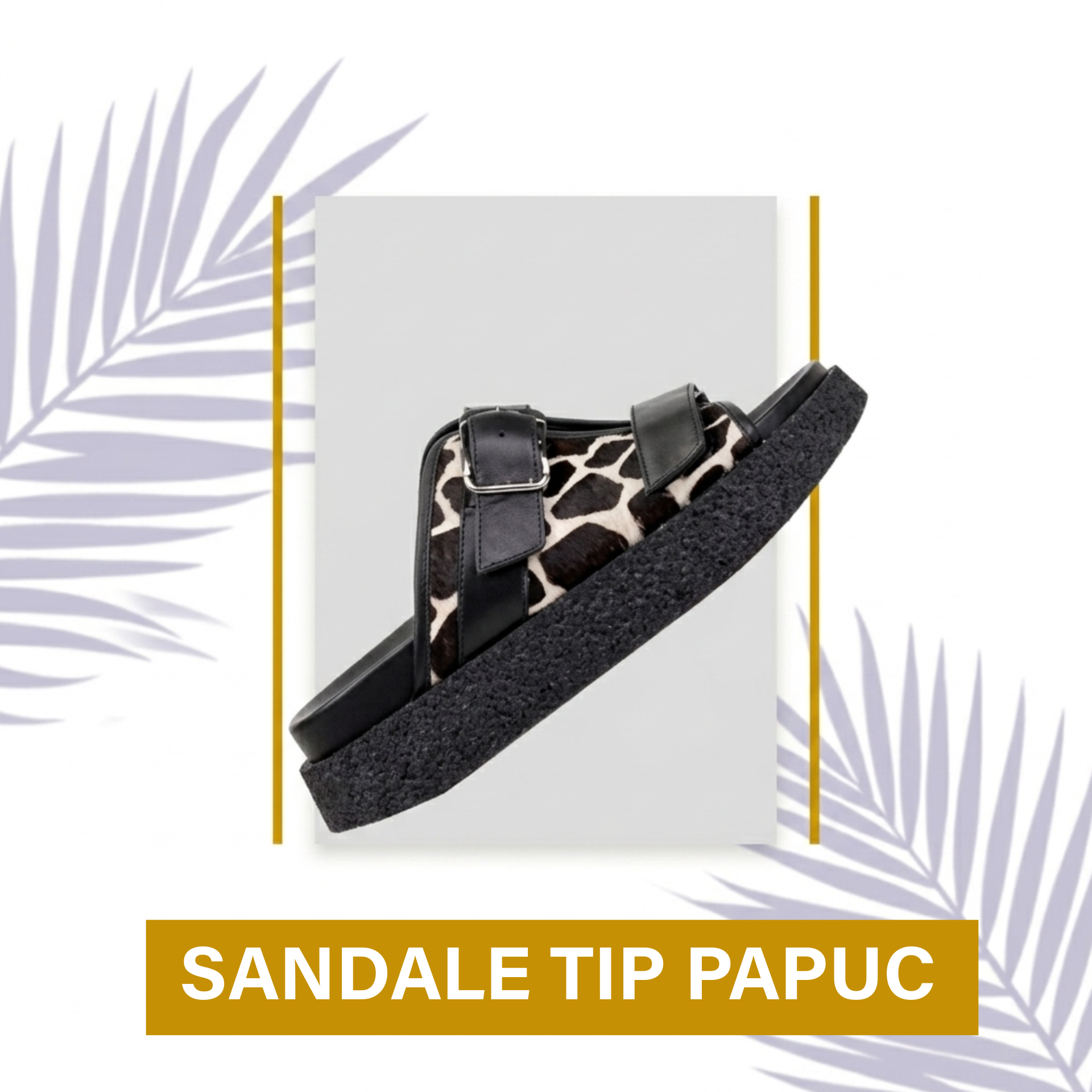 Sandale tip papuc