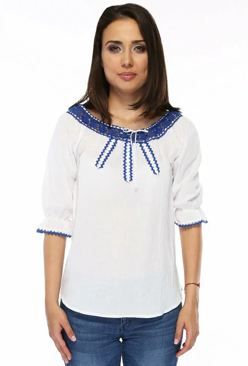 Bluza cu model traditional Perena