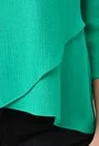 Bluza verde din viscoza Meredith