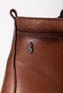 Botine cognac din piele naturala cu siret