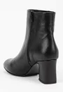 Botine negre din piele naturala