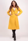 Palton casual galben