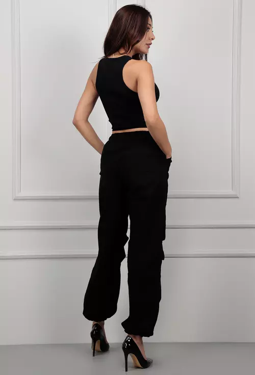 Pantaloni casual negri
