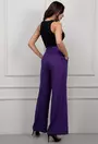 Pantaloni culottes mov