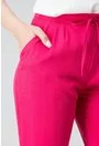 Pantaloni din viscoza roz Rene