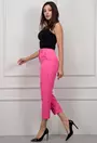 Pantaloni roz cu buzunare