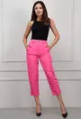 Pantaloni roz cu buzunare