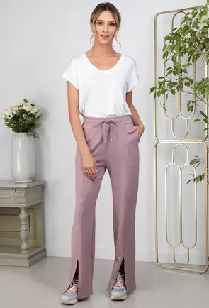 Pantaloni sport lila
