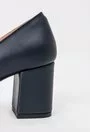 Pantofi bleumarin din piele naturala Adele