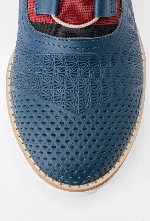 Pantofi bleumarin din piele naturala Arina