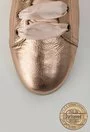 Pantofi casual Darkwood aurii din piele naturala Alisa