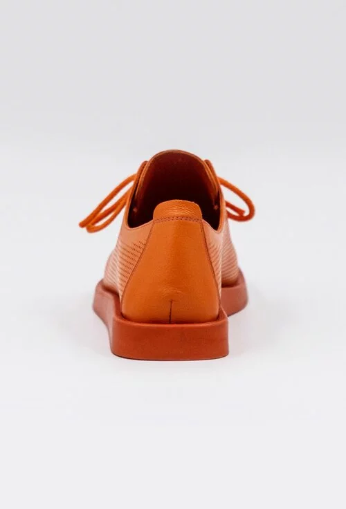 鍔 pick Exert Pantofi casual portocalii din piele naturala - Dasha.ro