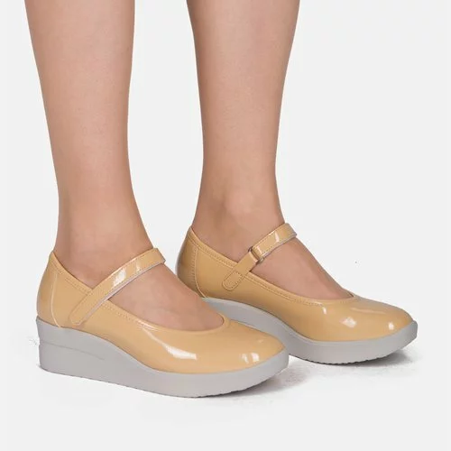 Pantofi din piele naturala cu platforma Lottie