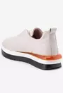 Pantofi din piele bej deschis