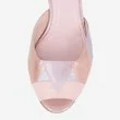 Pantofi din piele naturala roz Reeves