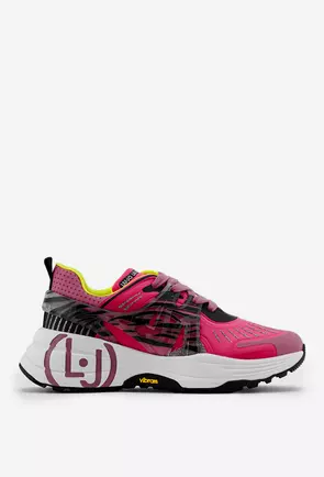 Pantofi LiuJo fuchsia din material textil