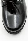 Pantofi negri din piele naturala lacuita