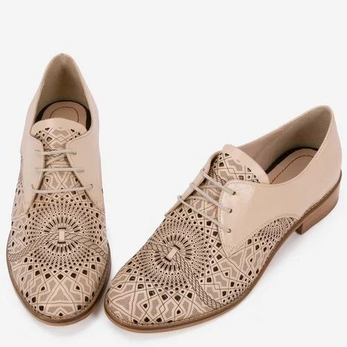 Pantofi Oxford din piele naturala Idealia