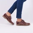 Pantofi Oxford din piele naturala grena Janice