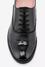 Pantofi Oxford negri din piele naturala  Carina