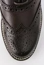 Pantofi Oxford maro din piele naturala Kirra