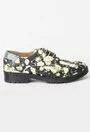 Pantofi Oxford negri cu model floral Marge