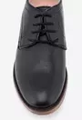 Pantofi Oxford negri realizati din piele naturala