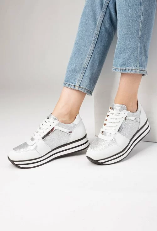 Pantofi Sport din Piele Albă main image 1