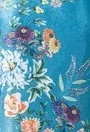 Rochie albastra cu imprimeu floral colorat Jenifer