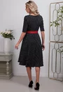 Rochie neagra prevazuta cu buline