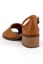 Sandale din piele naturala maro