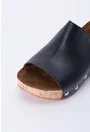 Sandale negre din piele naturala Roxette