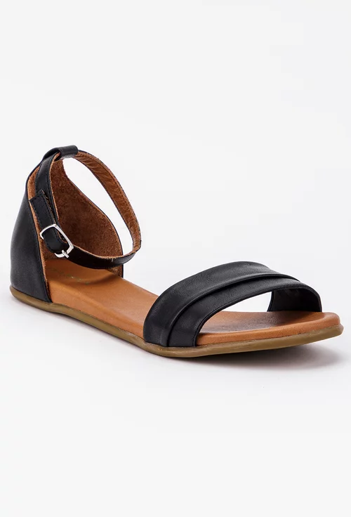 Sandale nuanta neagra din piele