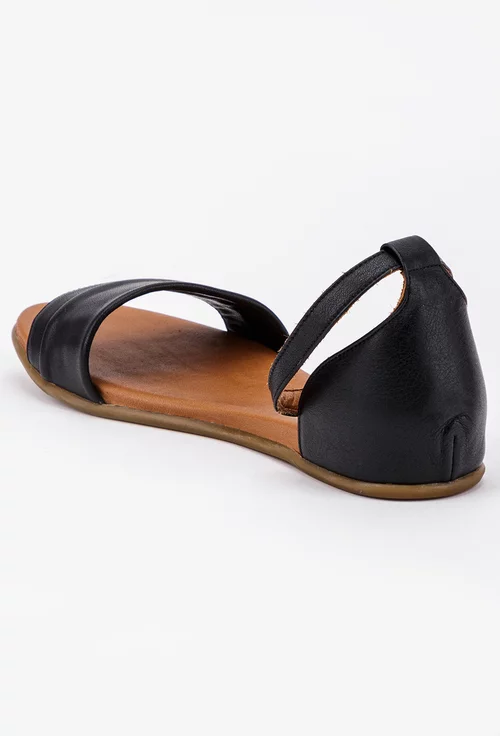 Sandale nuanta neagra din piele