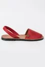 Sandale rosii din piele naturala Yadira