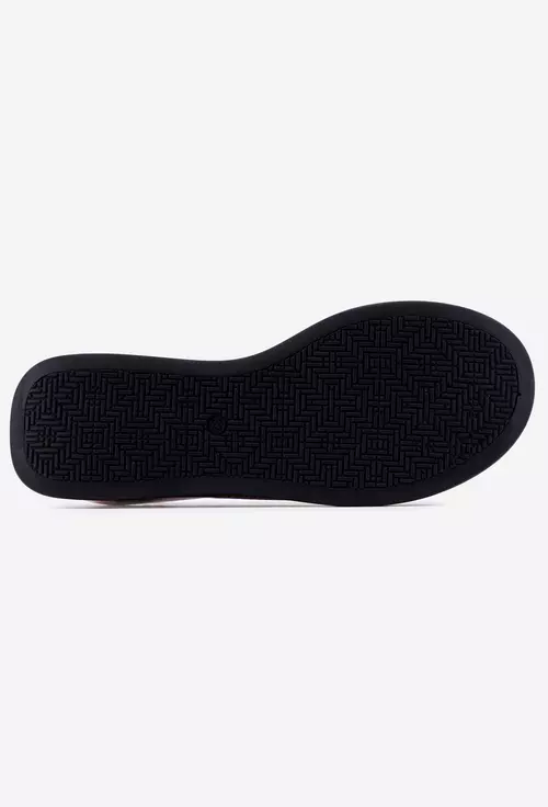 Sandale roz pal din piele cu ornament