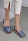 Sandale Sladan albastre cu particule stralucitoare