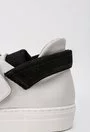 Sneakers S-Karp albi din piele naturala Aisha