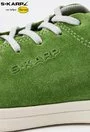Sneakersi verzi din piele naturala Ruth